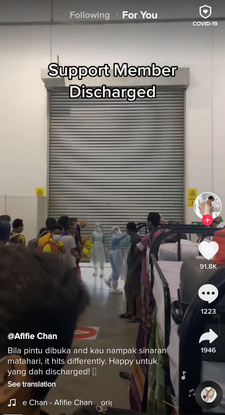 Viral TikTok video by a Malaysian creator