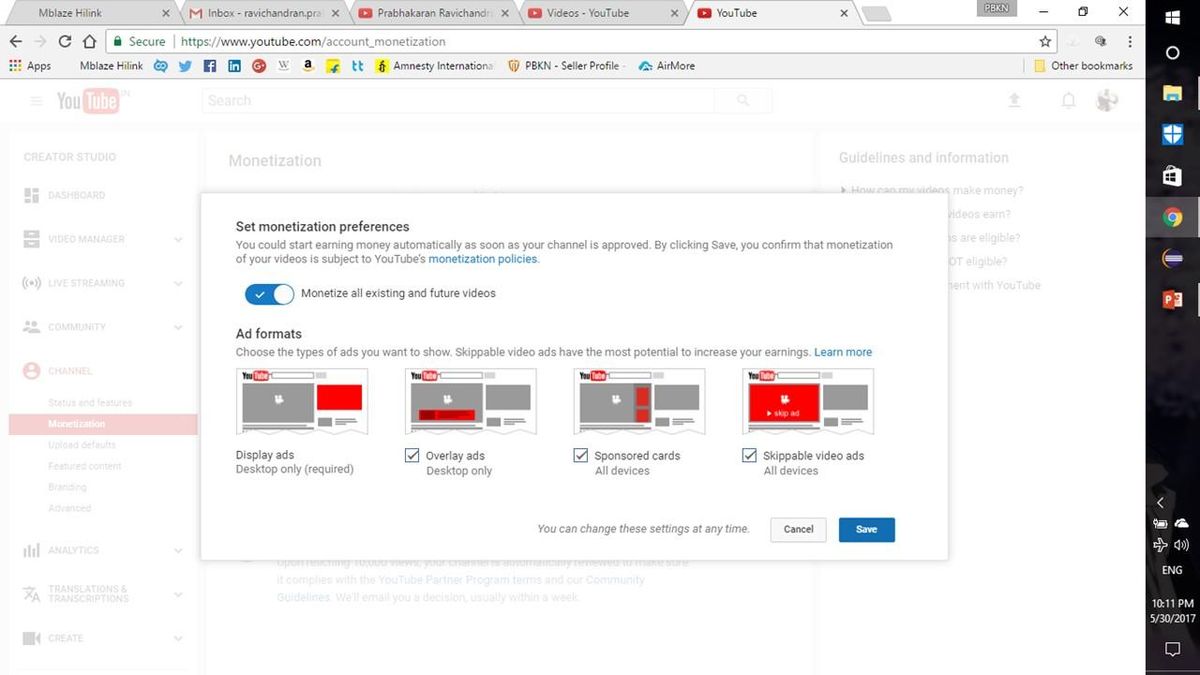 YouTube Monetization Preference | YouTube Content | One Search Pro Digital Marketing