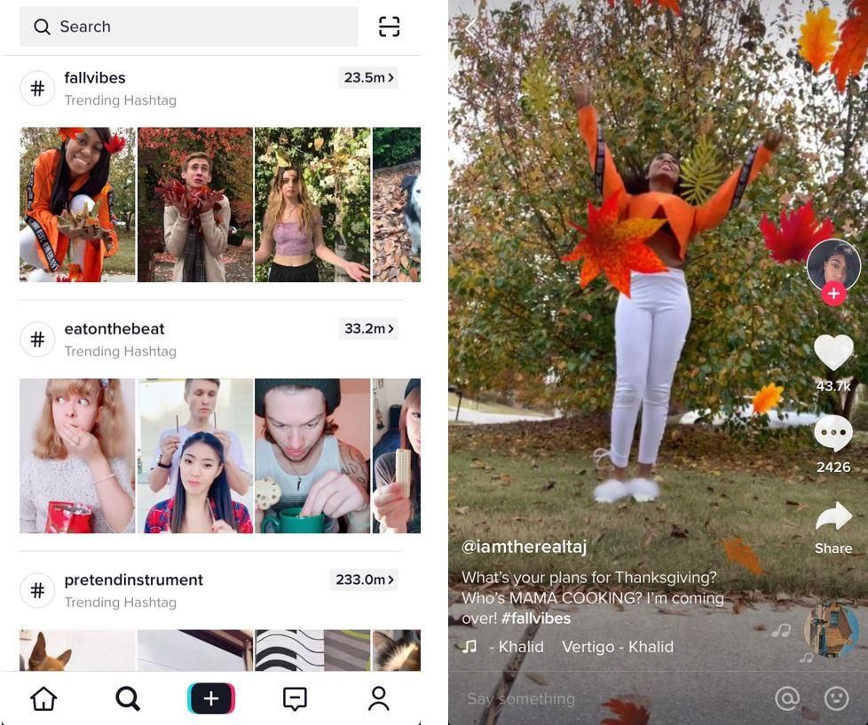 Interacting with Videos on TikTok | Hashtags on TikTok | One Search Pro Digital Marketing