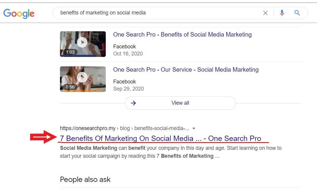 Meta Title Colored Blue | Meta Title And Description | One Search Pro Digital Marketing