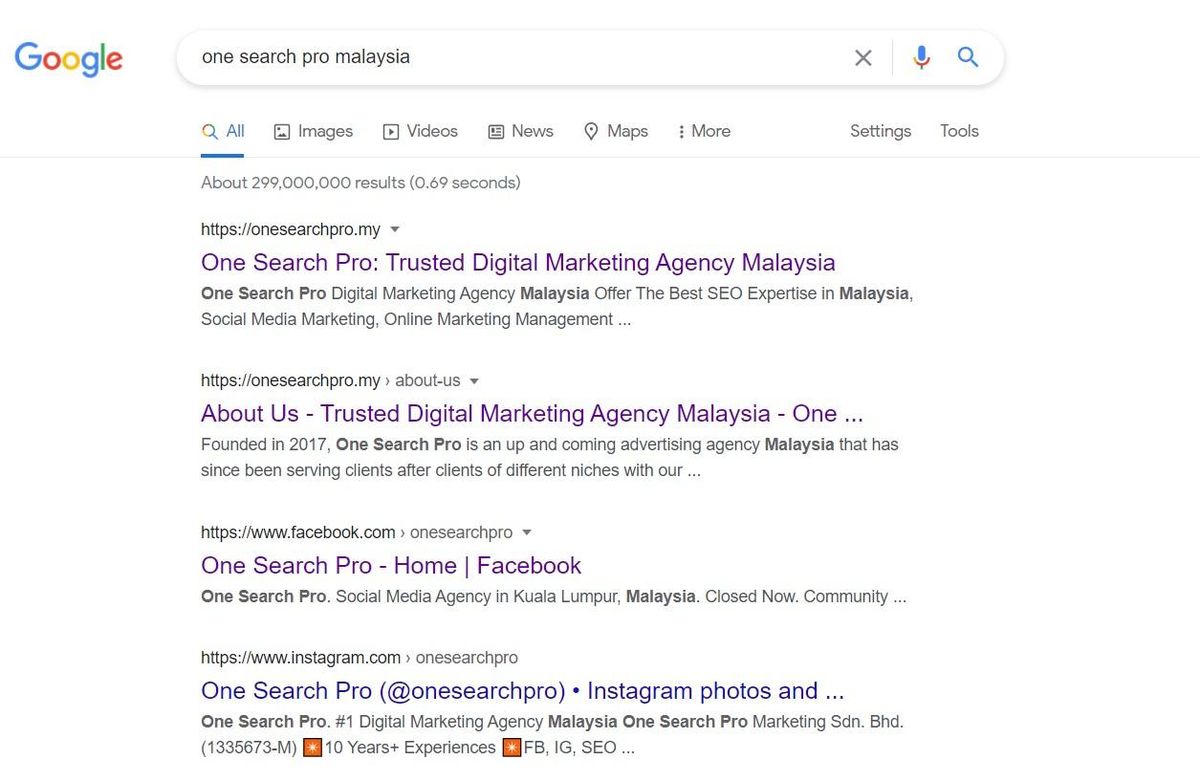 Meta Tags on SERPs | Meta Title And Description | One Search Pro Digital Marketing