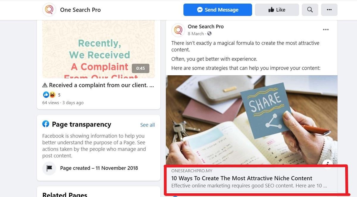 Meta Tags Appearing on Social Networks | Meta Title And Description | One Search Pro Digital Marketing