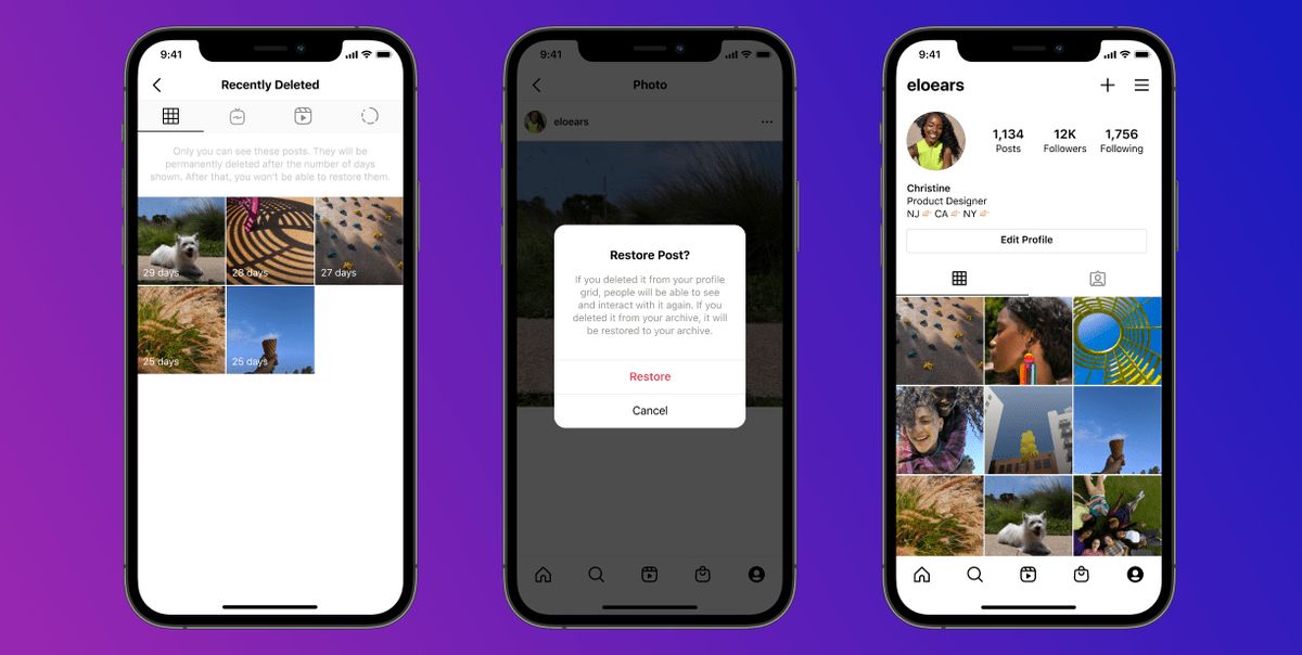 Recently Deleted Folder on Instagram | Instagram Updates | One Search Pro Digital Marketing
