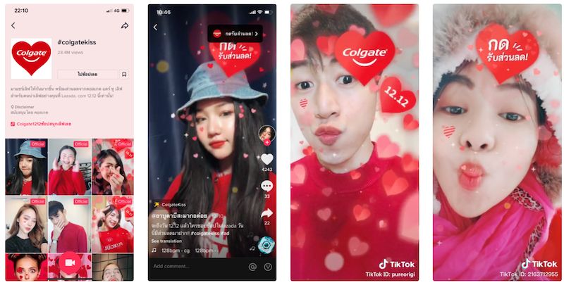 Brand Filter Used by Colgate | TikTok Advertising Malaysia | One Search Pro Digital Marketing