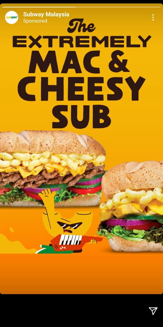 Subway Malaysia on Instagram | Top Social Media | One Search Pro Digital Marketing