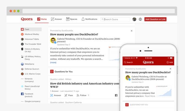 Quora Promoted Answers | Top Social Media | One Search Pro Digital Marketing